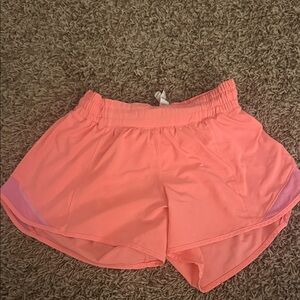 Women's Pink Lululemon Athletic Shorts